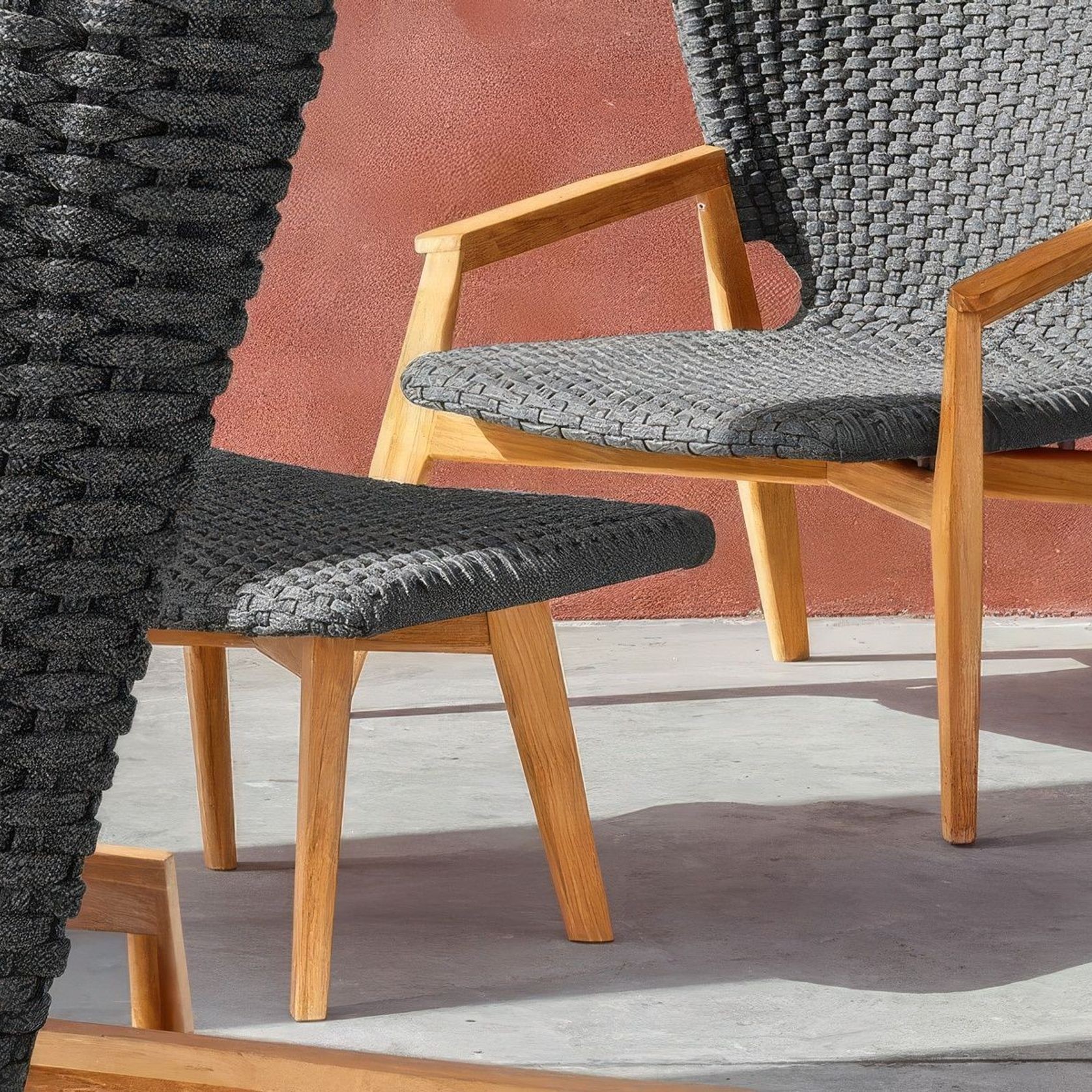 ETHIMO KNIT Footstool gallery detail image