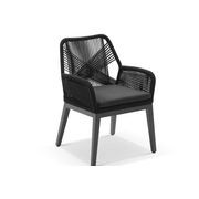 Cove Round Table with Cape Chairs 9pc Outdoor Dining Set | Charcoal gallery detail image