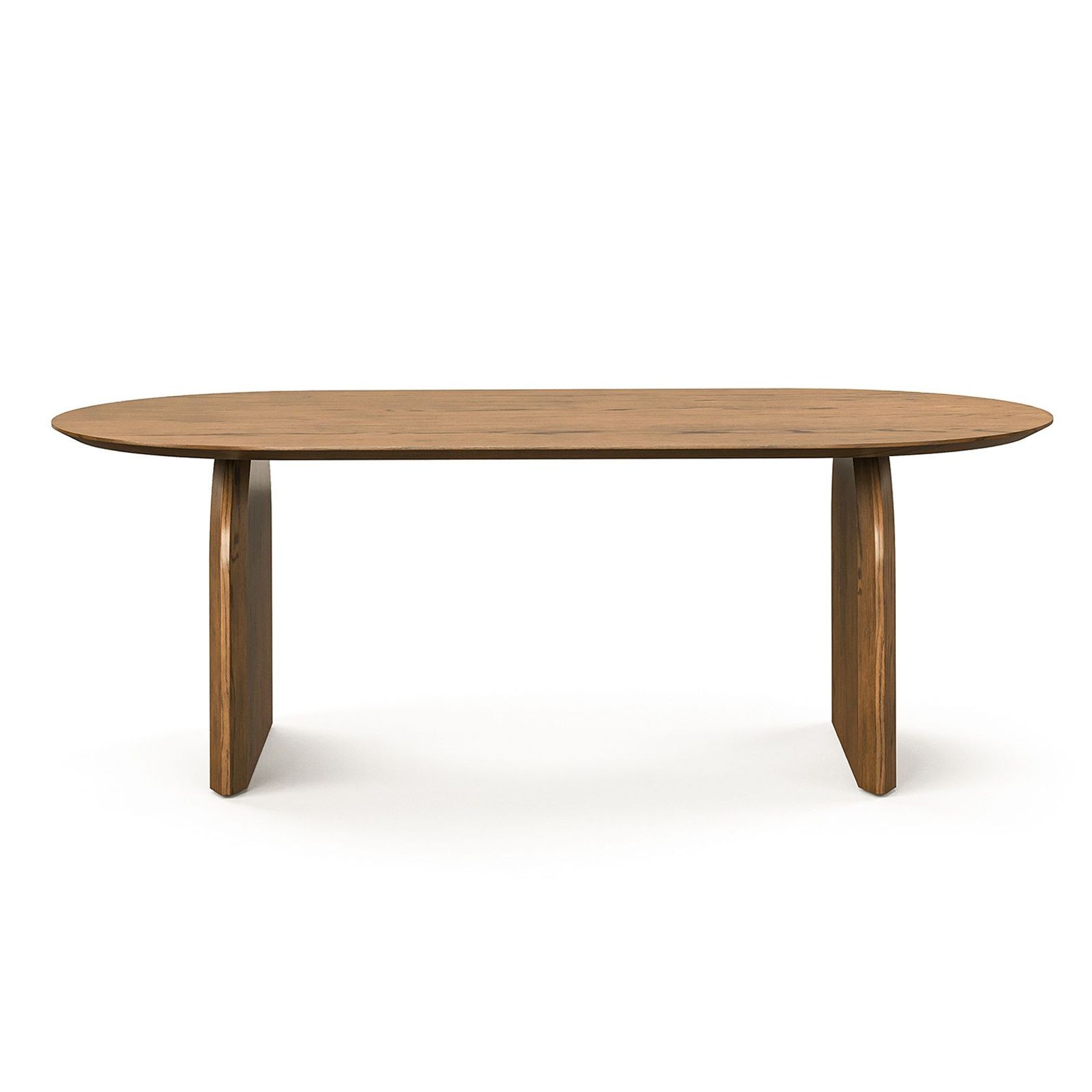 Arco 200cm Oval Dining Table | Brown Oak gallery detail image