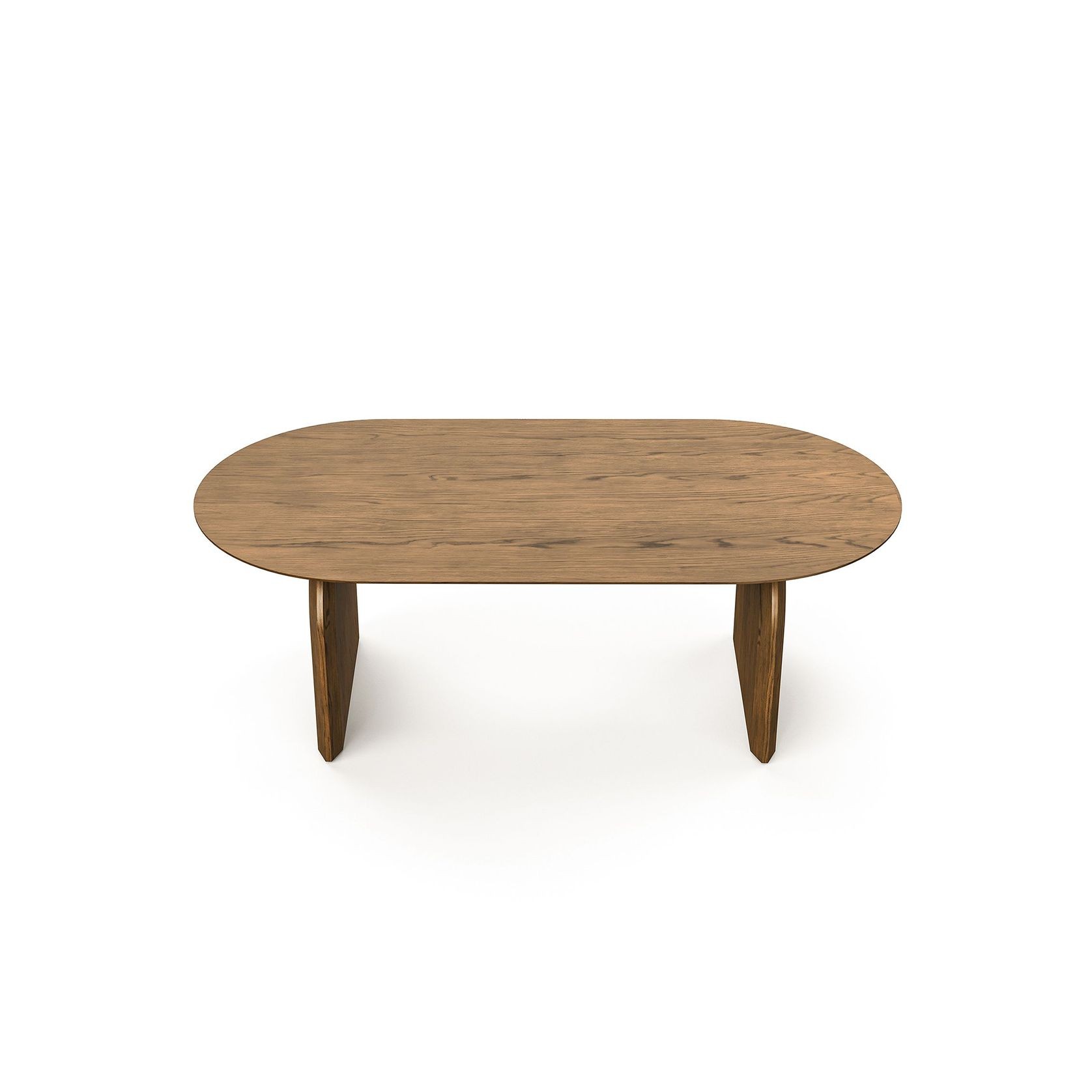 Arco 200cm Oval Dining Table | Brown Oak gallery detail image