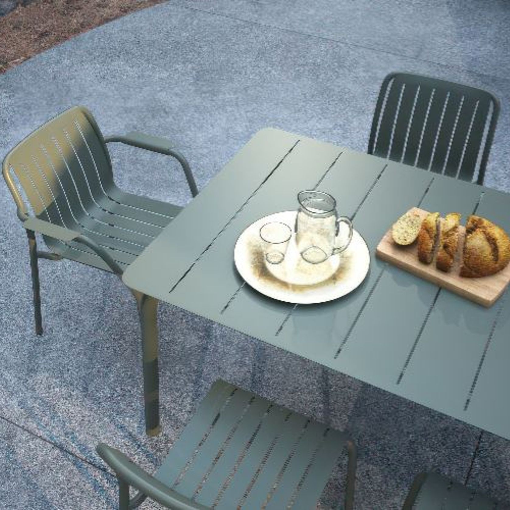 Roku Outdoor Dining Table 160cm gallery detail image