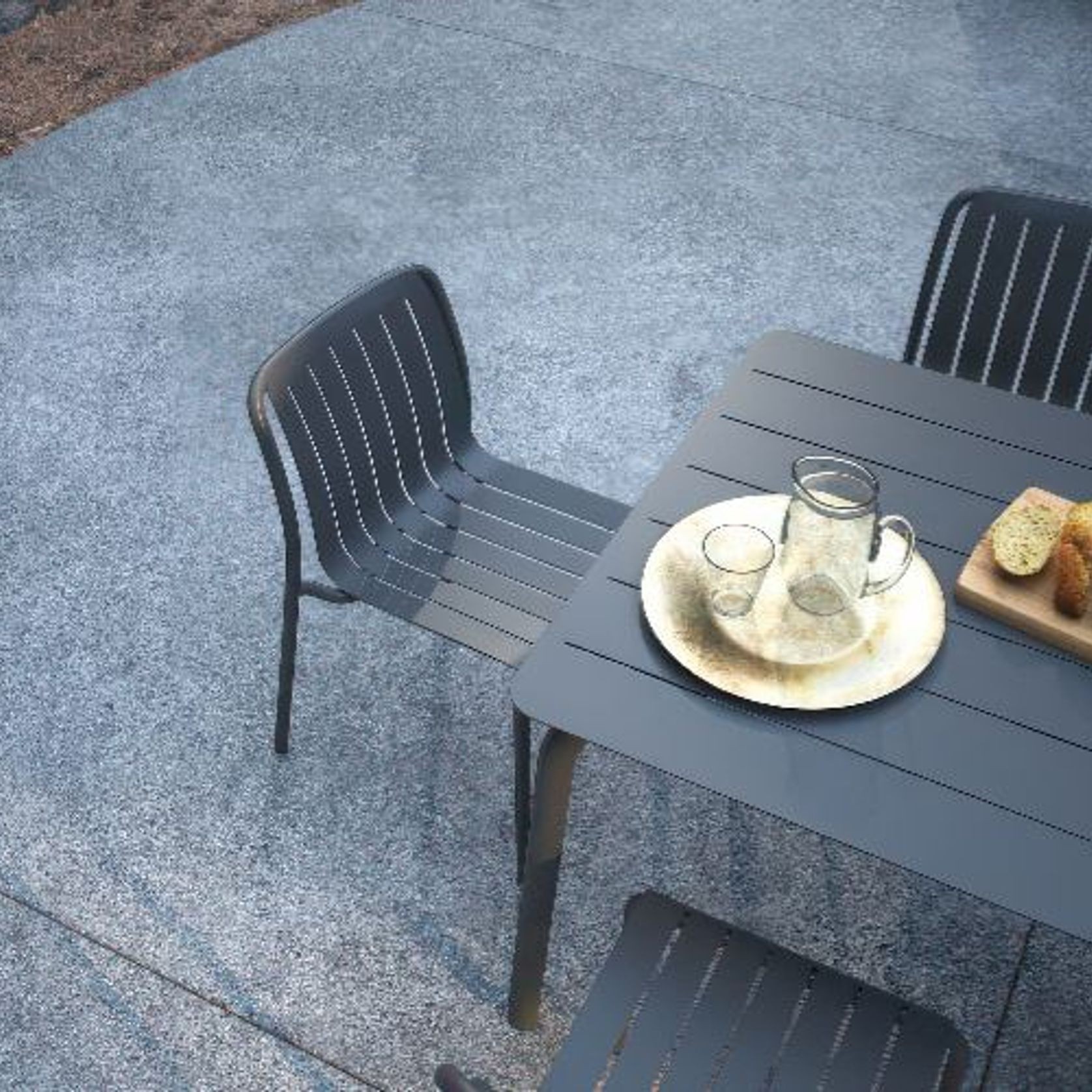 Roku Outdoor Dining Table 90cm gallery detail image