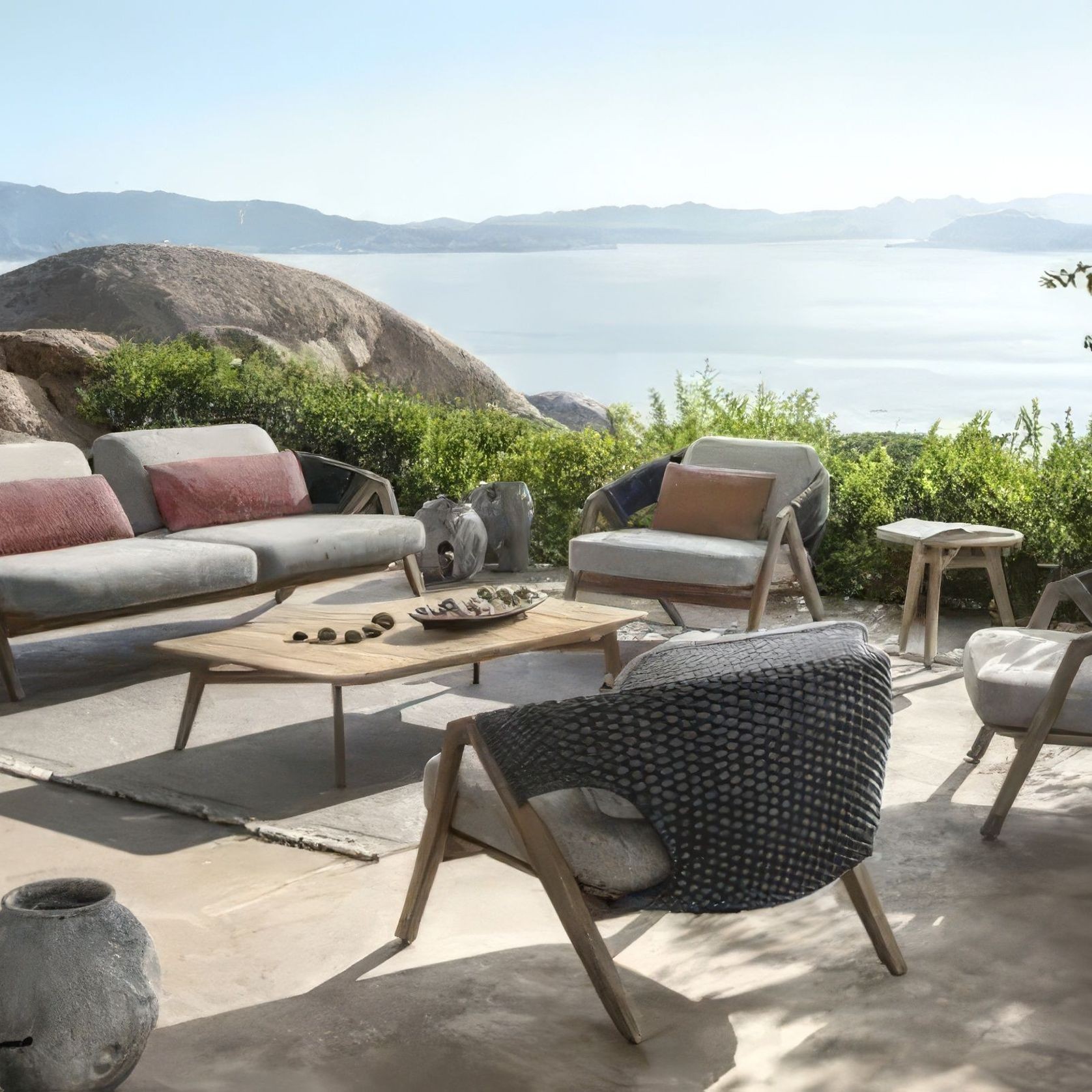 ETHIMO KNIT Rectangular Coffee Table gallery detail image