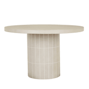 Seville Tile Round Dining Table gallery detail image
