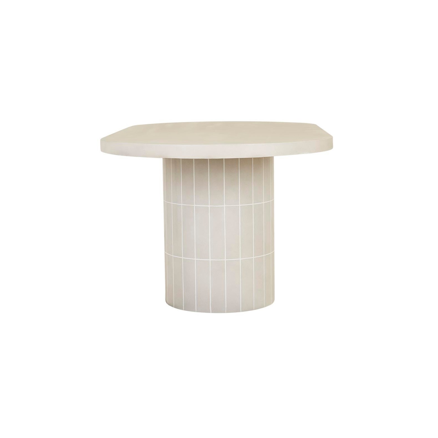 Seville Tile Oval Dining Table gallery detail image