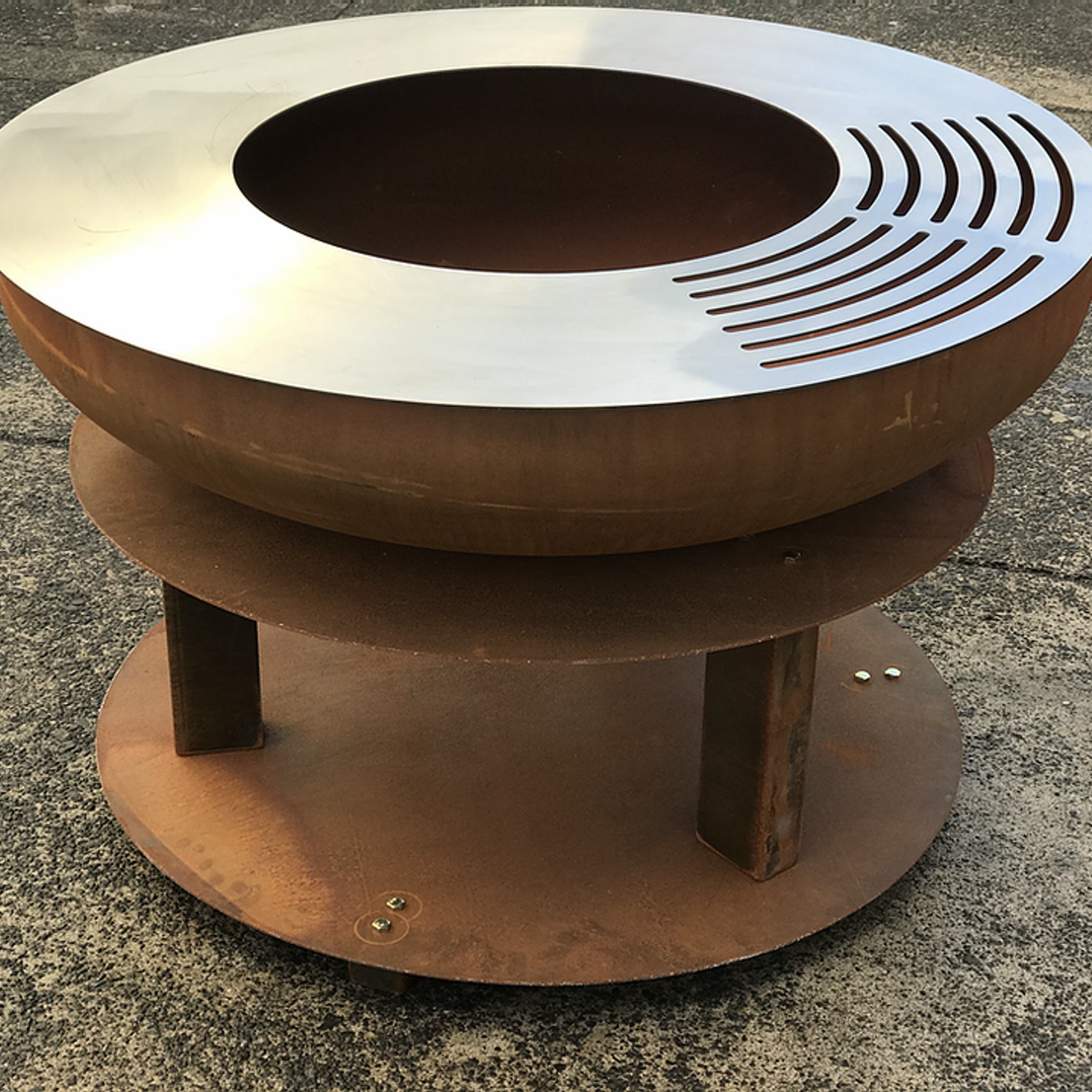 Awhitu Corten Fire Pit gallery detail image