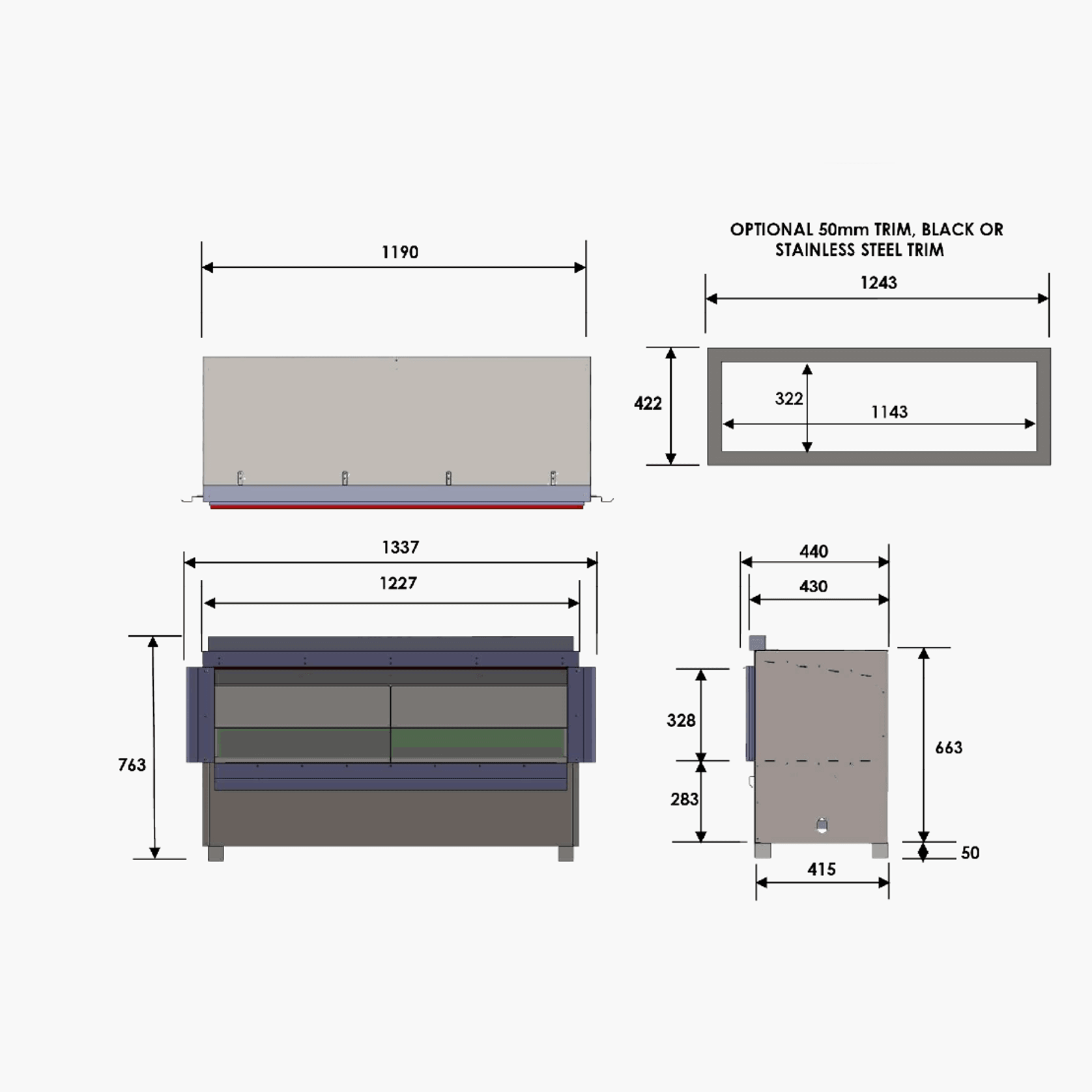 Patio Horizon - Panoramic | Gas Fireplace gallery detail image