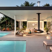 Focus Suspended Outdoor Wood Fire Range gallery detail image