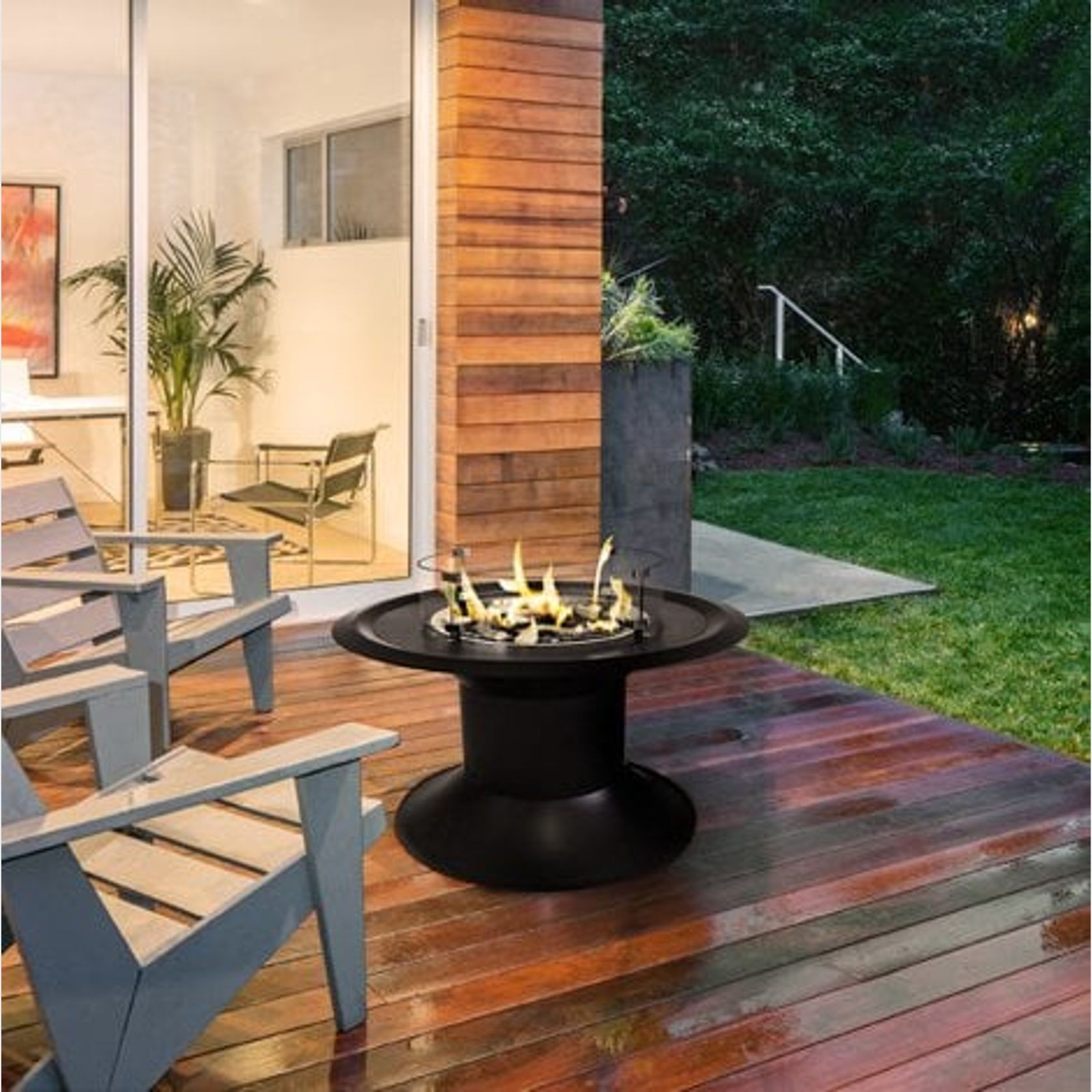 Jetmaster Horizon Onyx Outdoor Fireplace gallery detail image