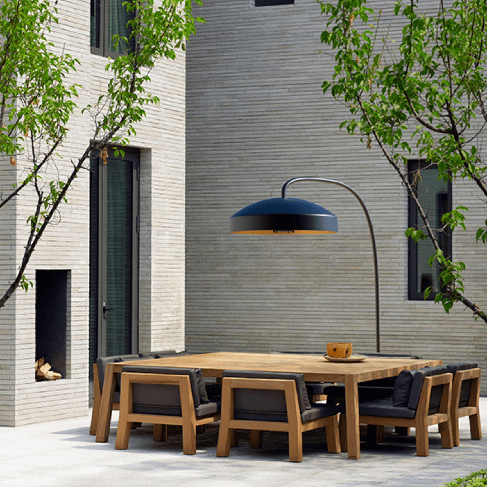 Disc Freestanding Infrared Outdoor Heater & Light gallery detail image