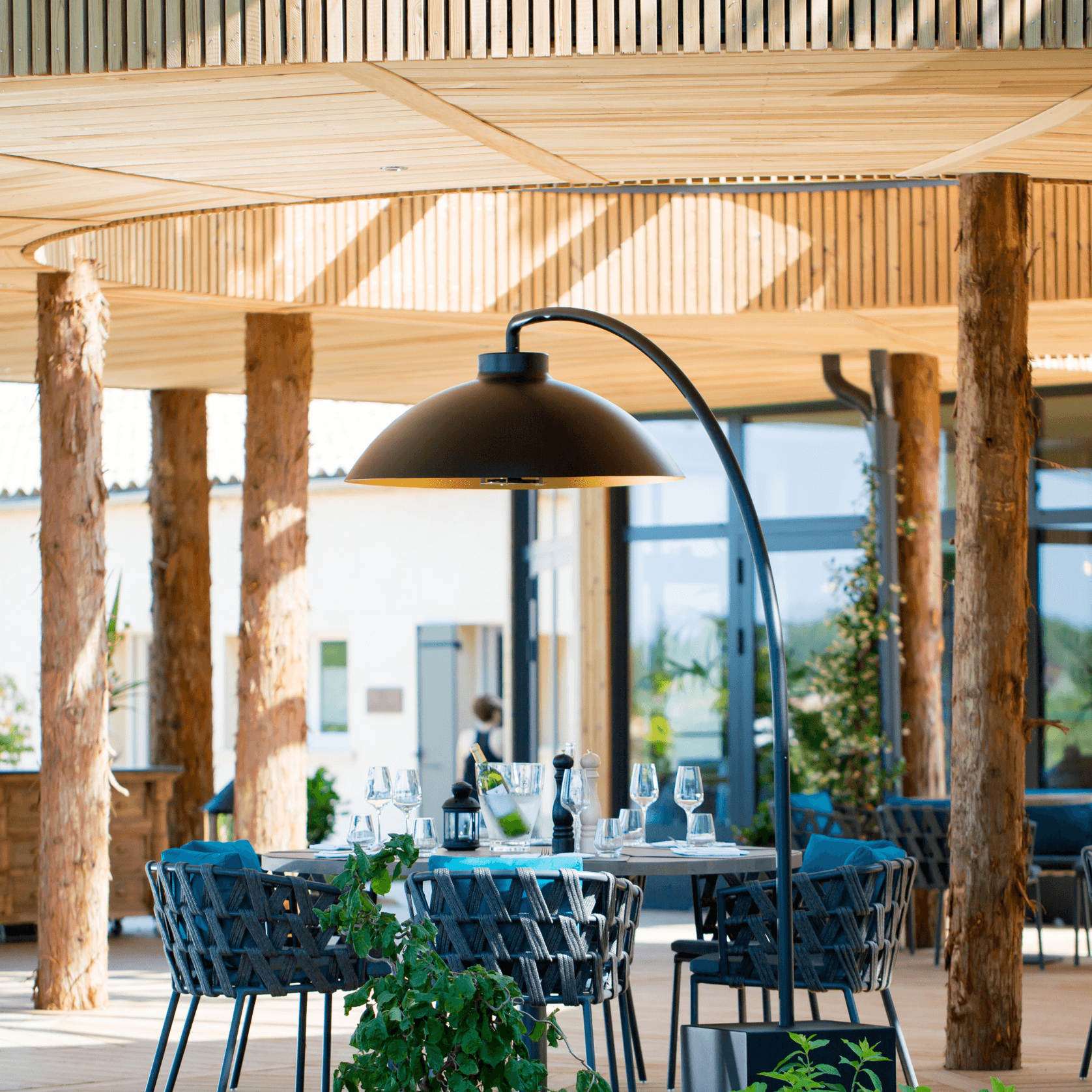 Dome Infrared Outdoor Heater & Light by Wolf & South gallery detail image