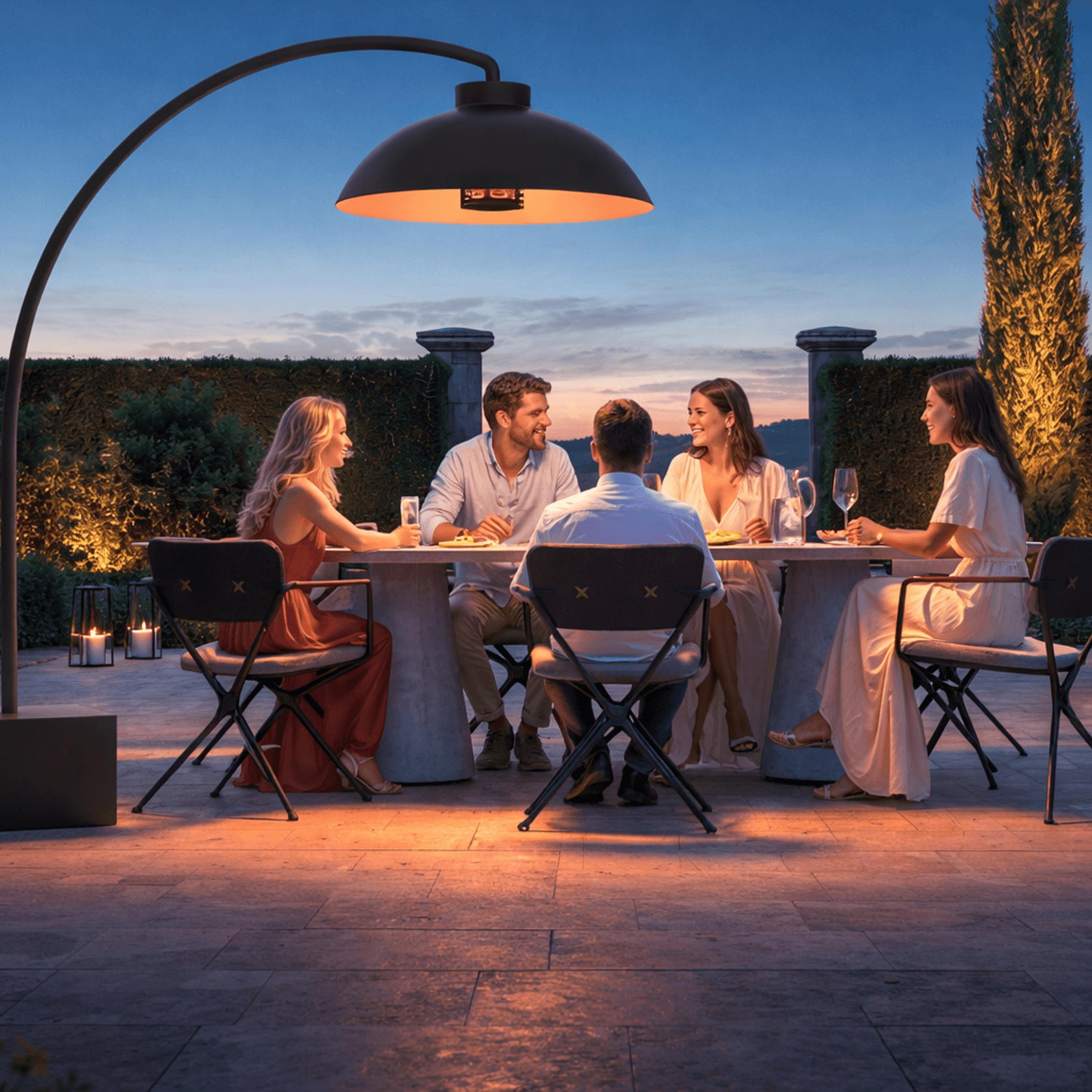 Dome Infrared Outdoor Heater & Light gallery detail image