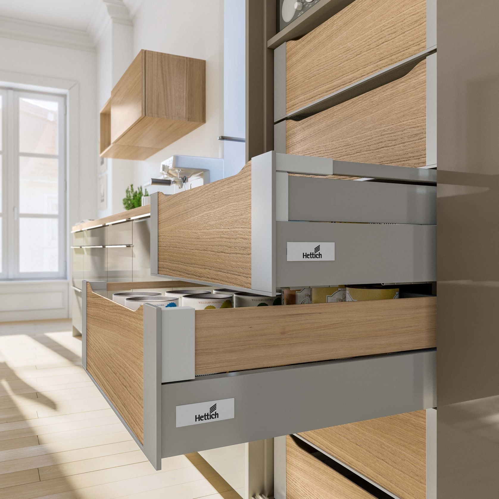 InnoTech Atira | Double-Walled Side & Rail Drawers gallery detail image