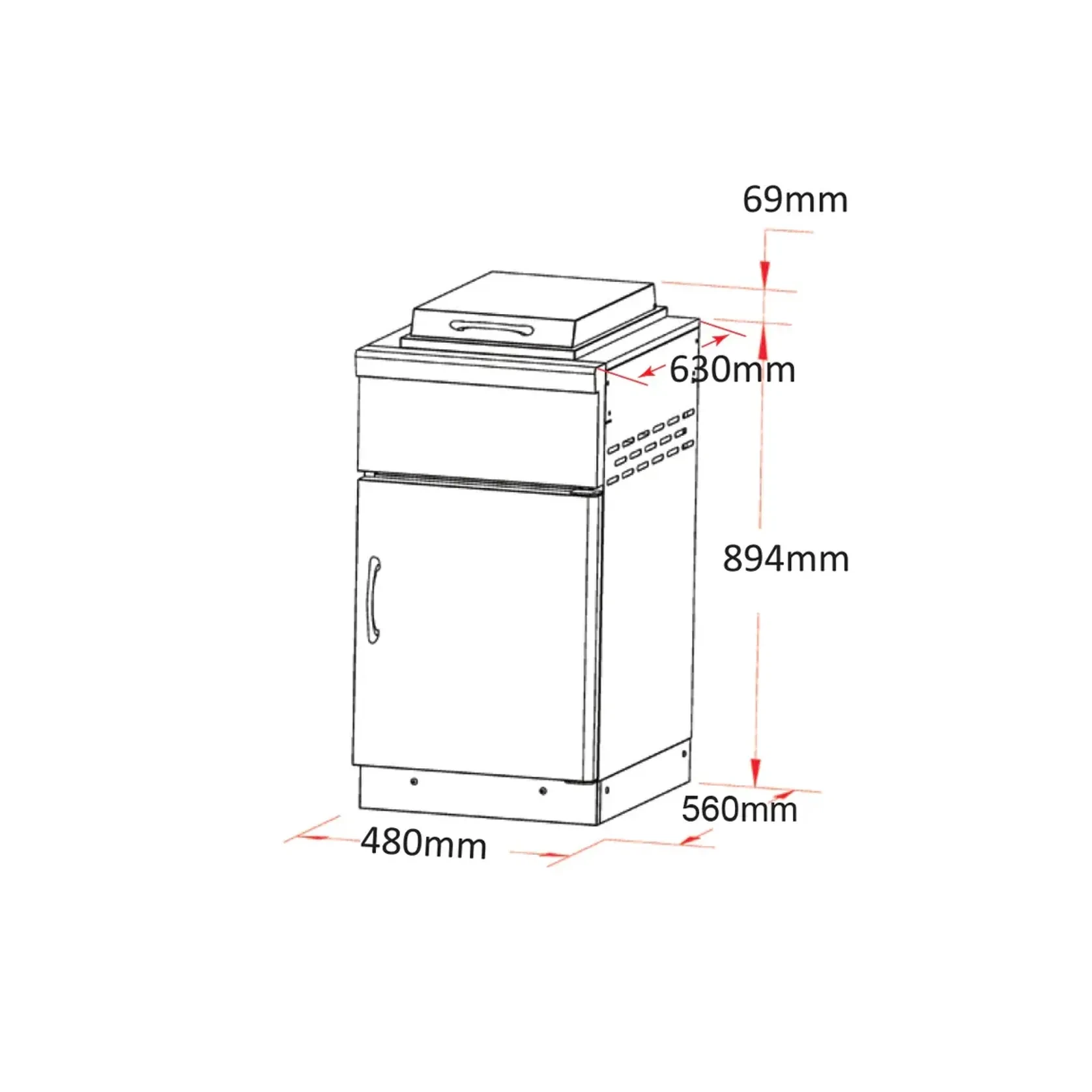 Single Side Burner Module | Classic Series gallery detail image