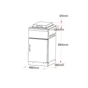 Single Side Burner Module | Classic Series gallery detail image