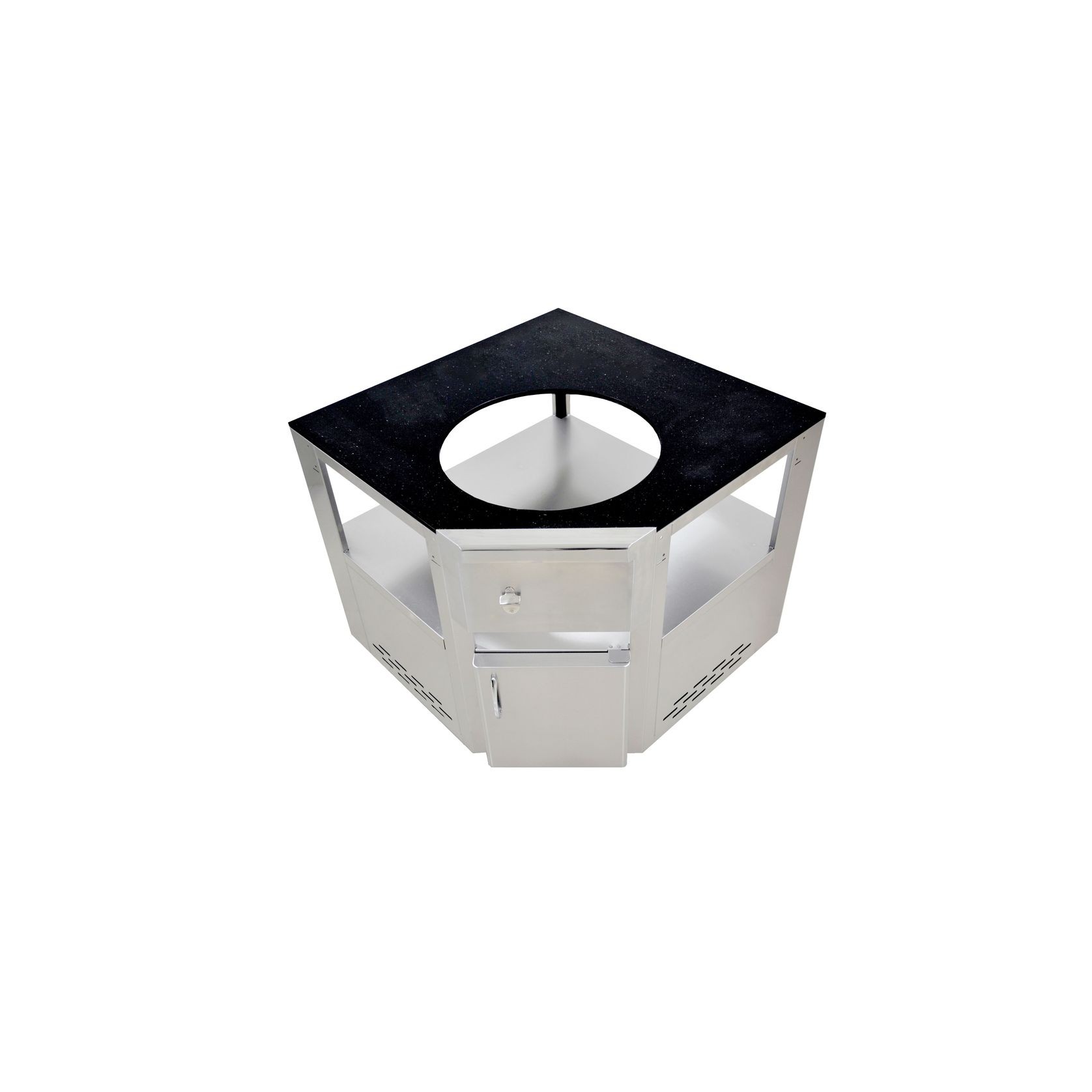 Grandfire Outdoor Kitchen Module – Classic Series – Kamado Grill Corner Unit gallery detail image