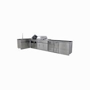 Grandfire Outdoor Kitchen Package with Double Fridge gallery detail image