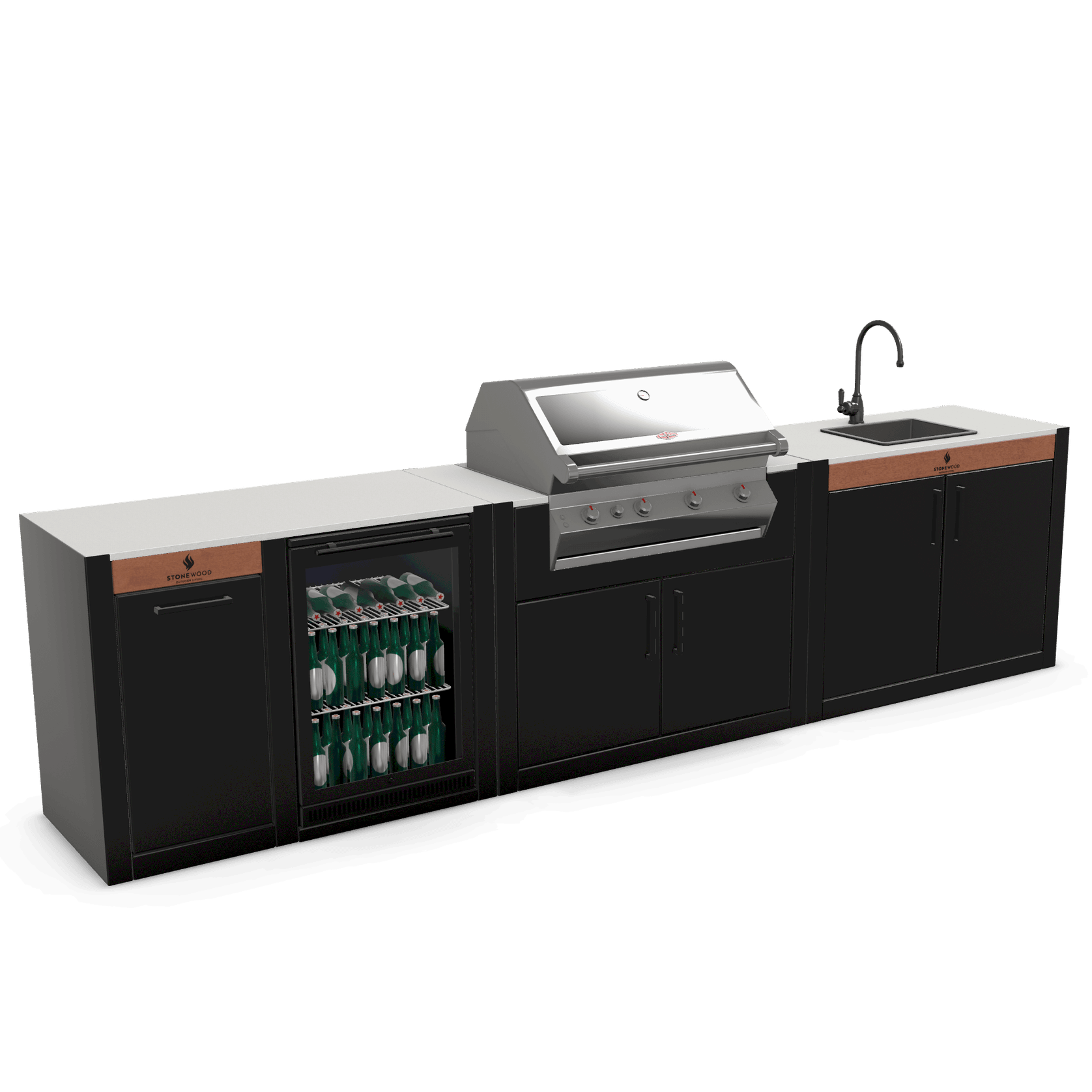Classic S1 Layout | Modular Outdoor Kitchen gallery detail image