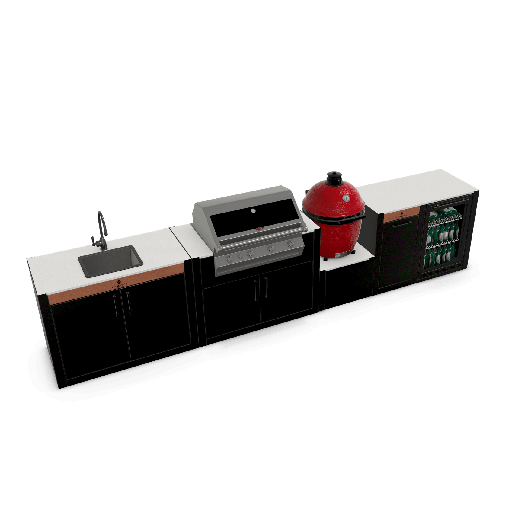 Premium S1 Layout | Modular Outdoor Kitchen gallery detail image