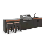 Classic S2 Layout | Outdoor Modular Kitchen gallery detail image