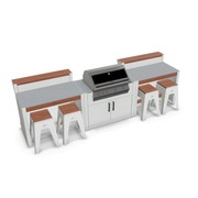 Classic S3 Layout | Modular Outdoor Kitchen gallery detail image