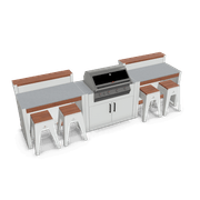 Classic S3 Layout | Modular Outdoor Kitchen gallery detail image