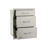 Stainless Steel Triple Drawer System gallery detail image