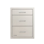 Stainless Steel Triple Drawer System gallery detail image