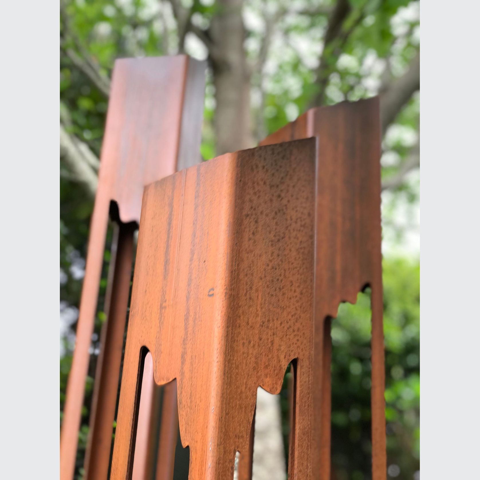 Corten Steel Garden Torches gallery detail image