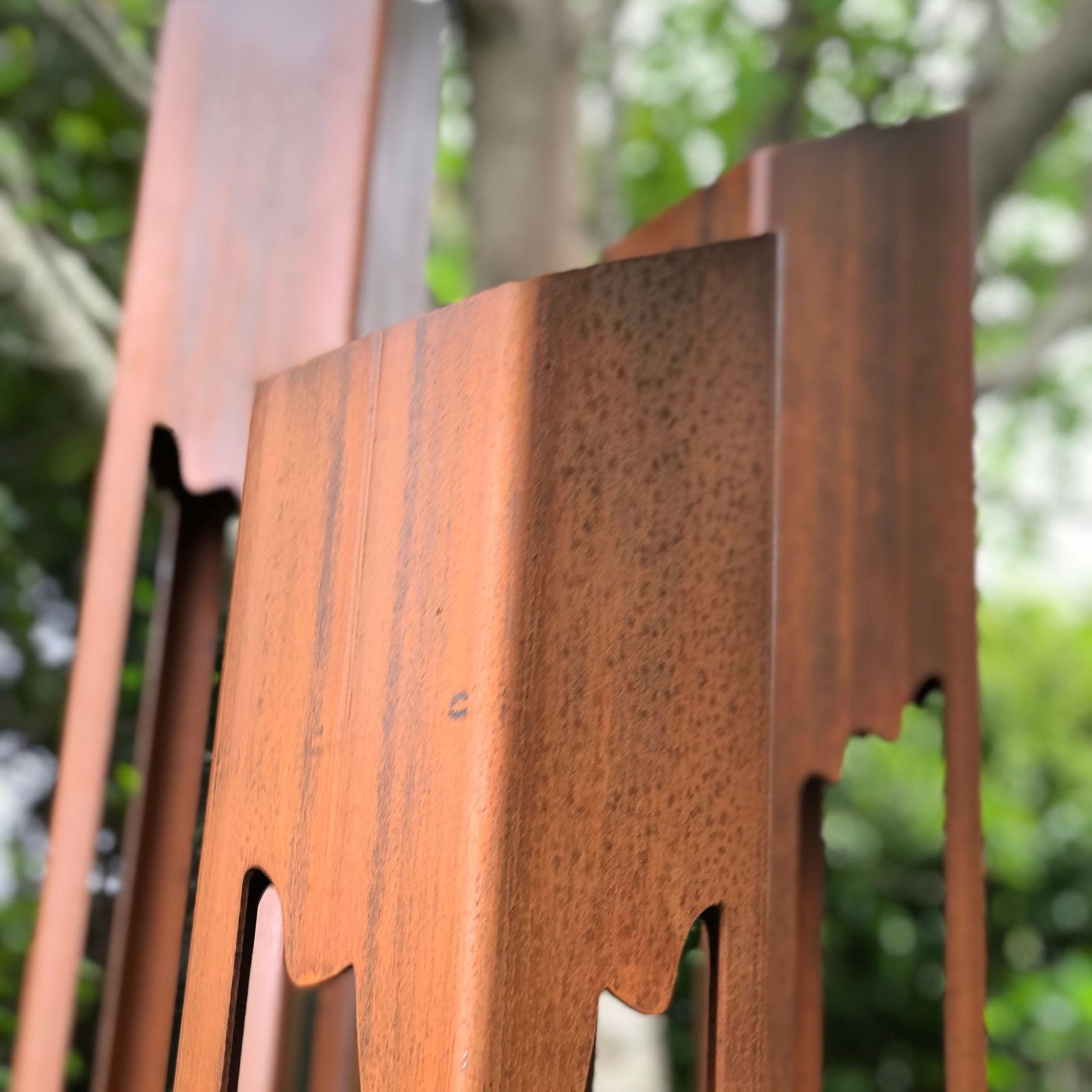 Corten Steel Garden Torches gallery detail image