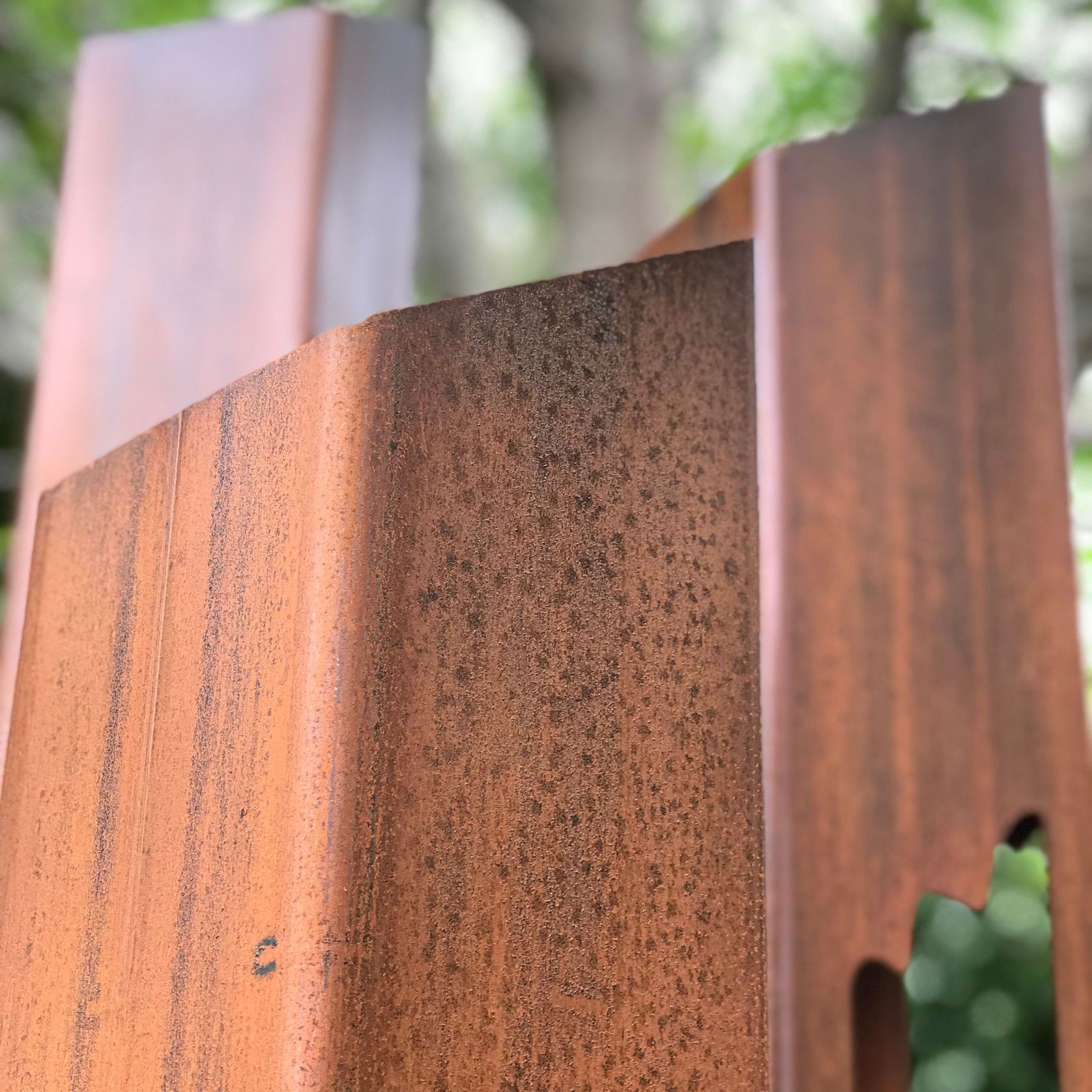 Corten Steel Garden Torches gallery detail image