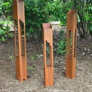 Corten Steel Garden Torches gallery detail image