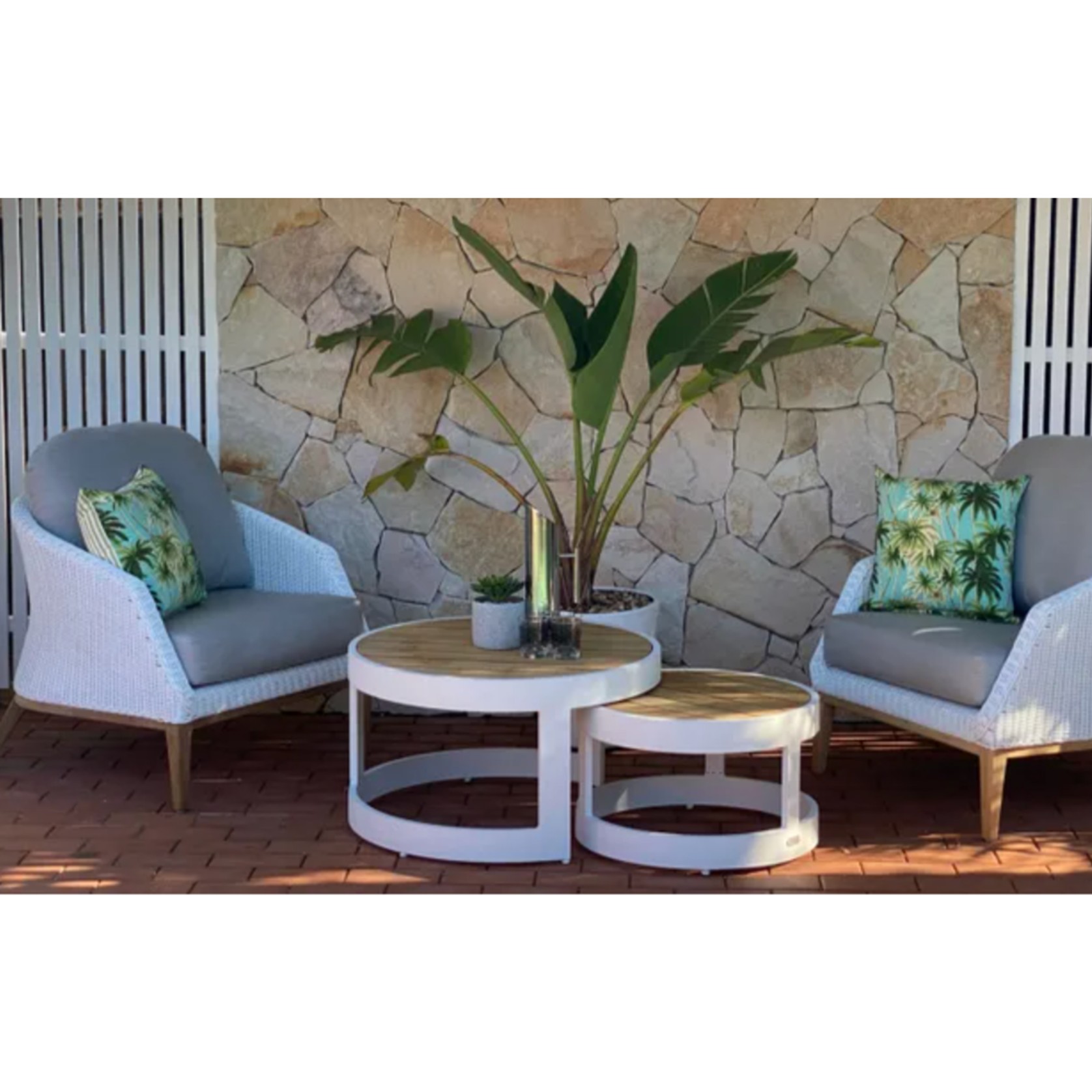 Grace 3pc Outdoor Lounge Setting gallery detail image