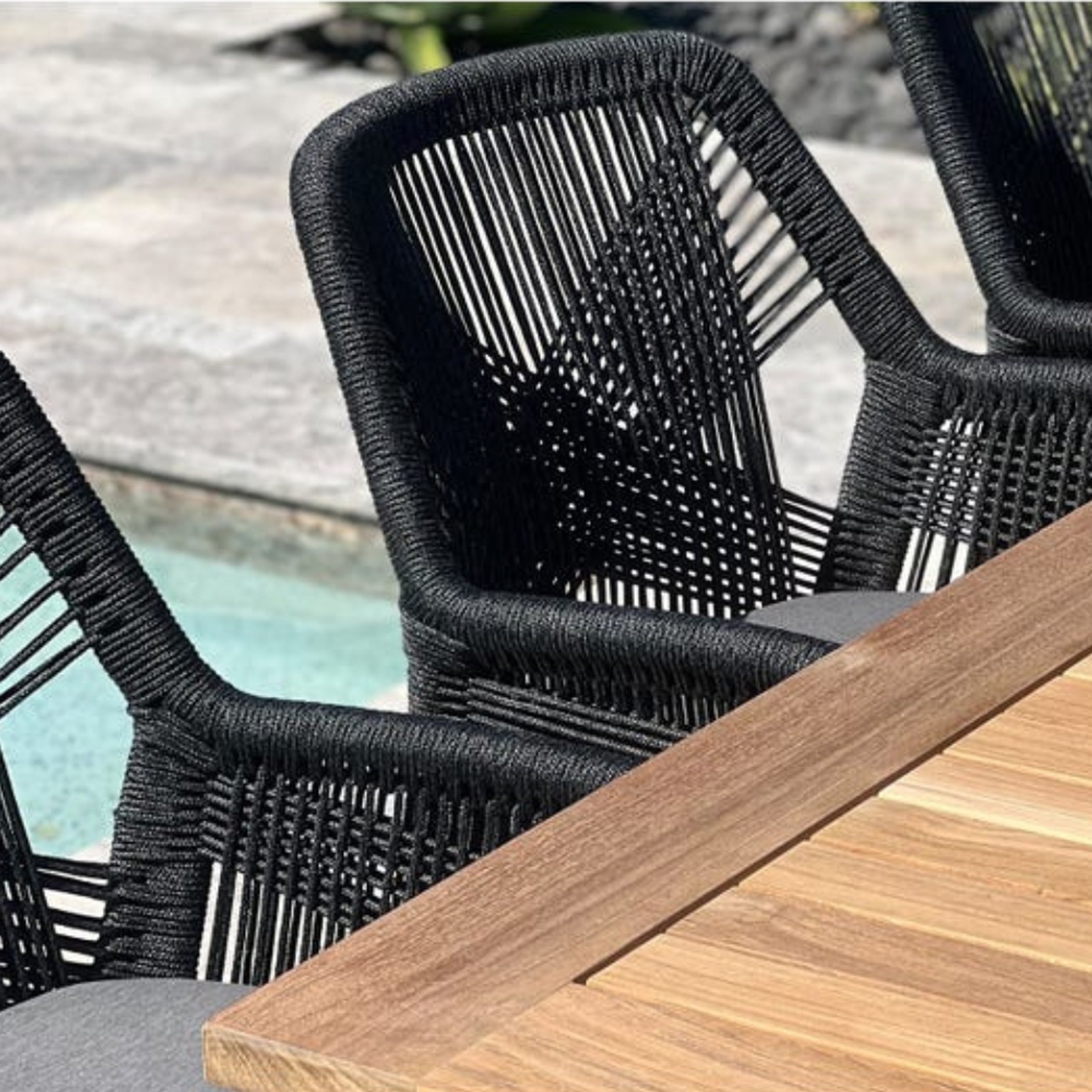 Barcelona Extension Table - Serang Chairs 9pc Outdoors gallery detail image