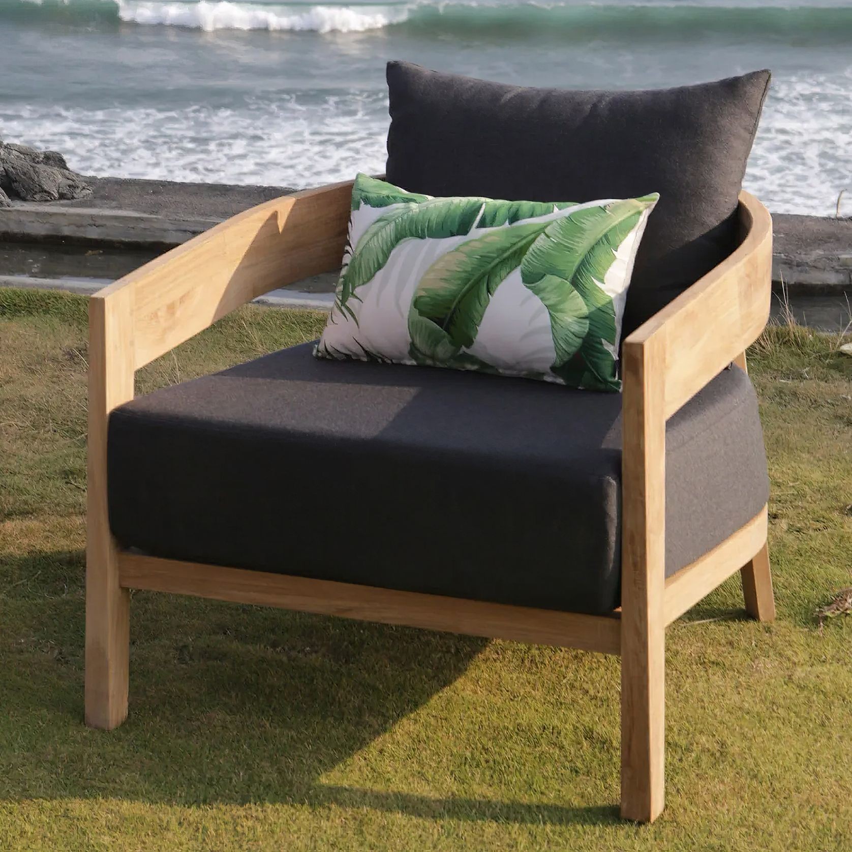 Ubud 4pc Teak Outdoor Lounge Setting gallery detail image