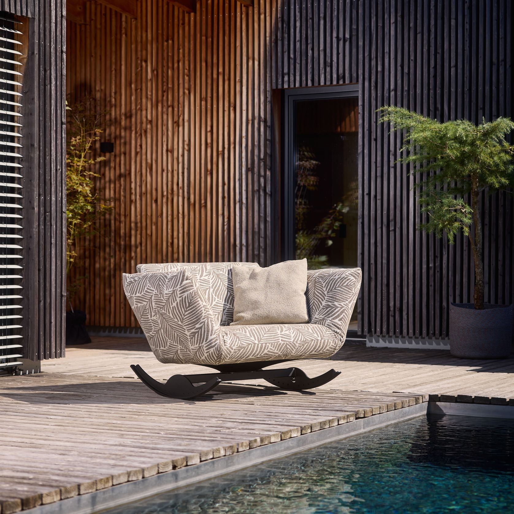 Eckfrog Outdoor Rocking Armchair gallery detail image