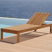 Amaze Sunbed - Teak gallery detail image
