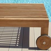 Amaze Sunbed - Teak gallery detail image
