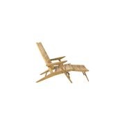 Flip deck chair - Teak gallery detail image