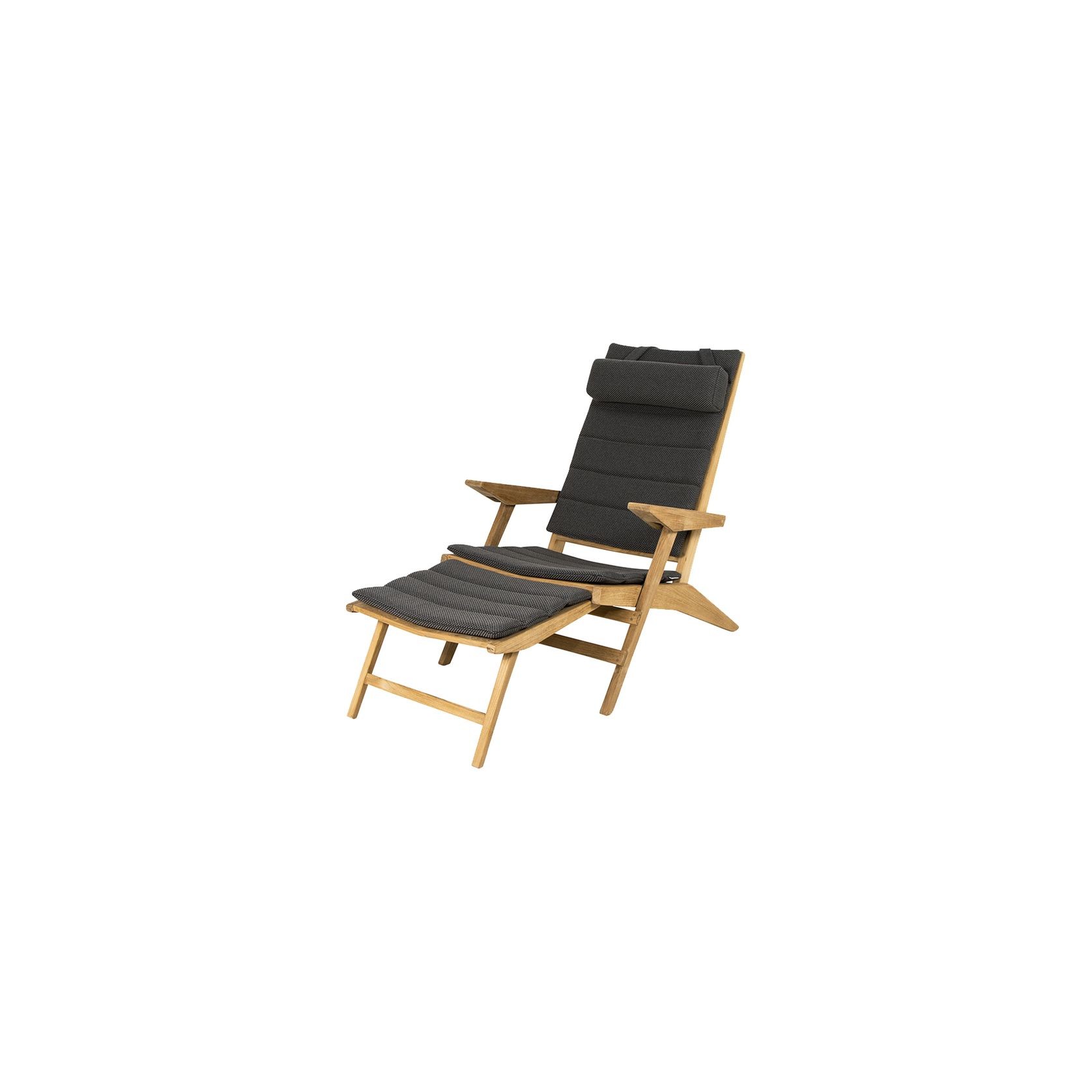 Flip deck chair - Teak gallery detail image