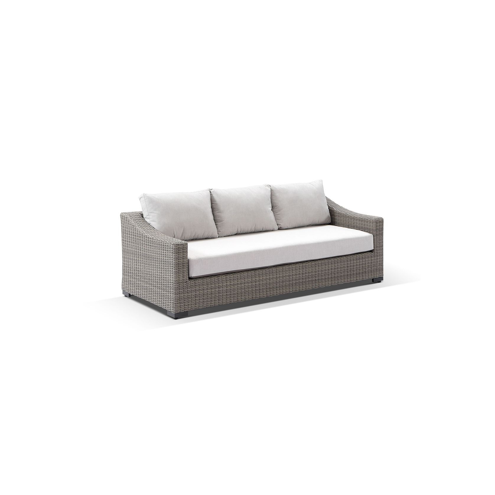 Hahei 3-Seater Lounge Set - Cast Silver gallery detail image