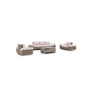 Anantara 4+1+1 Outdoor Wicker Lounge with Coffee Table gallery detail image