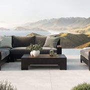 Mackenzie Alu Corner Sofa Section gallery detail image
