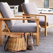 Burleigh Outdoor Linen Easy Armchair gallery detail image