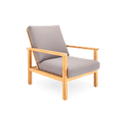 Burleigh Outdoor Linen Easy Armchair gallery detail image