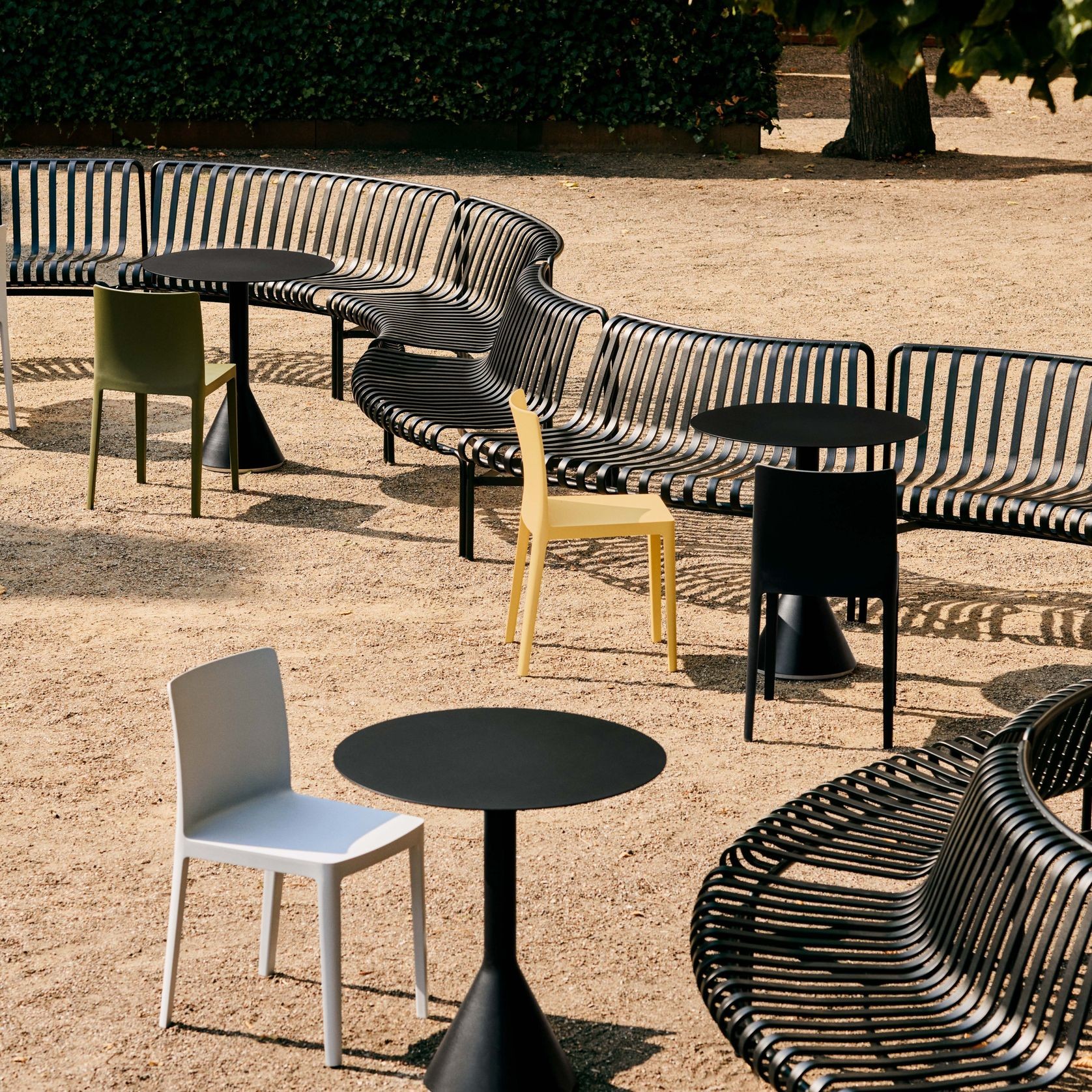 Palissade Park Dining Bench Out by HAY gallery detail image