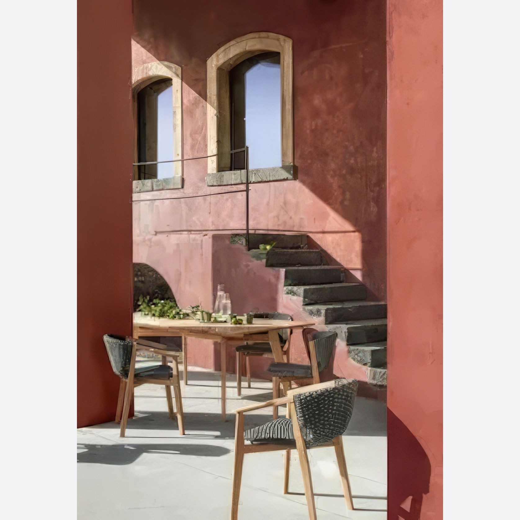 ETHIMO KNIT Dining Armchair gallery detail image