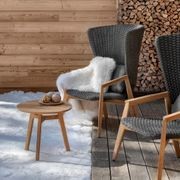 ETHIMO KNIT High-Back Lounge Armchair gallery detail image