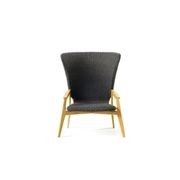 ETHIMO KNIT High-Back Lounge Armchair gallery detail image