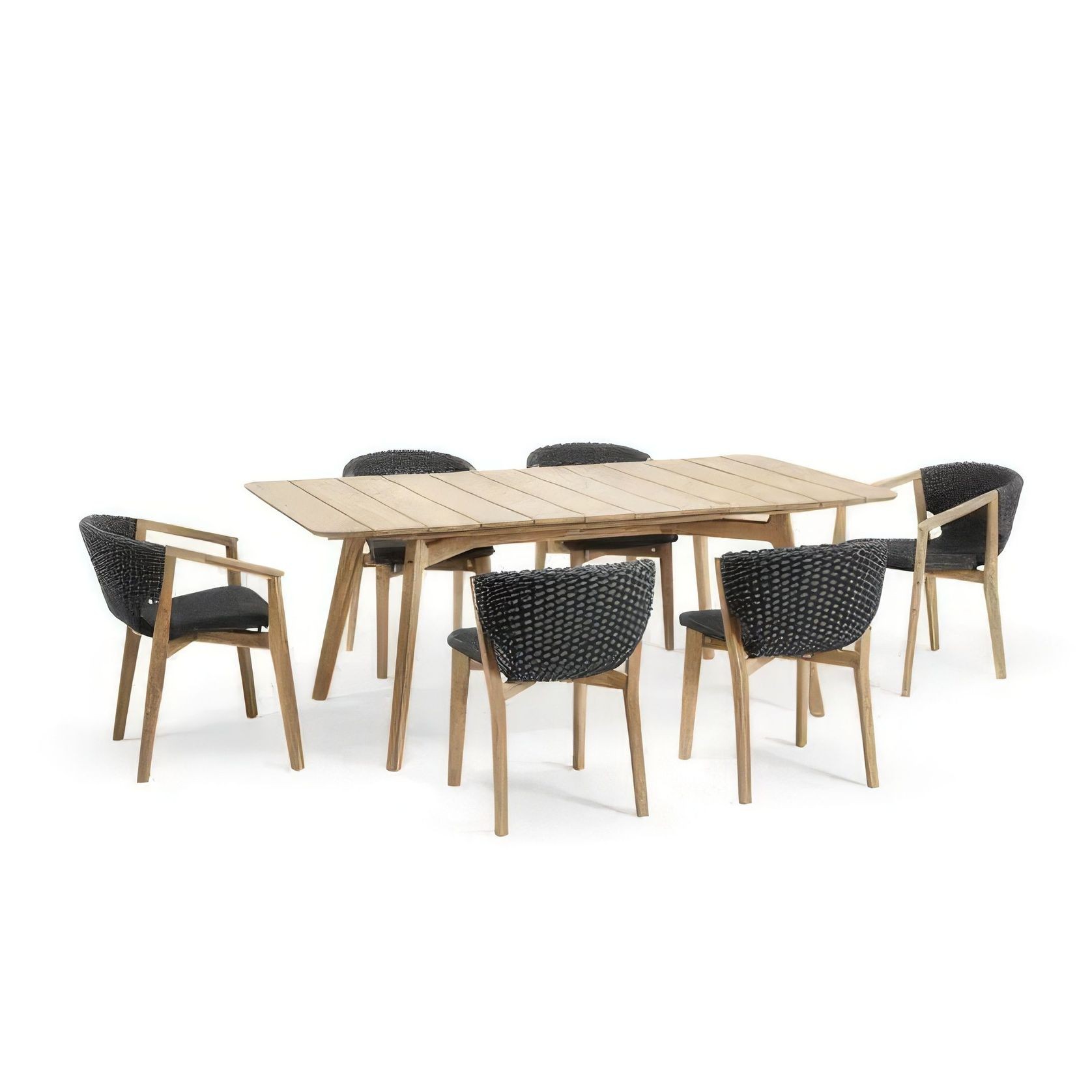 ETHIMO KNIT Rectangular Dining Table gallery detail image